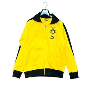 NWT Borussia Dortmund Puma Full-Zip Track Jacket Yellow Men’s Size Small